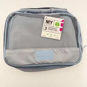 MY Tagalongs Compression Packing Cubes Travel Organizer Set of 3 New